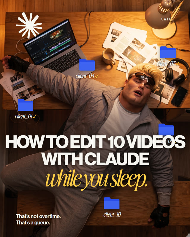 Carousel cover: Edit 10 videos while you sleep